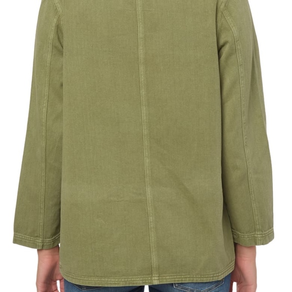 O'Neill La Seine Twill Chore Jacket Olive New S - Picture 2 of 2